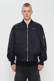 44LABELGROUP Schwarze Bomberjacke "Security"