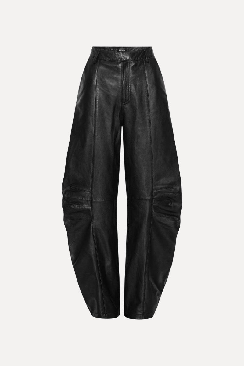 ROTATE Lederhose mit geshaptem Bein