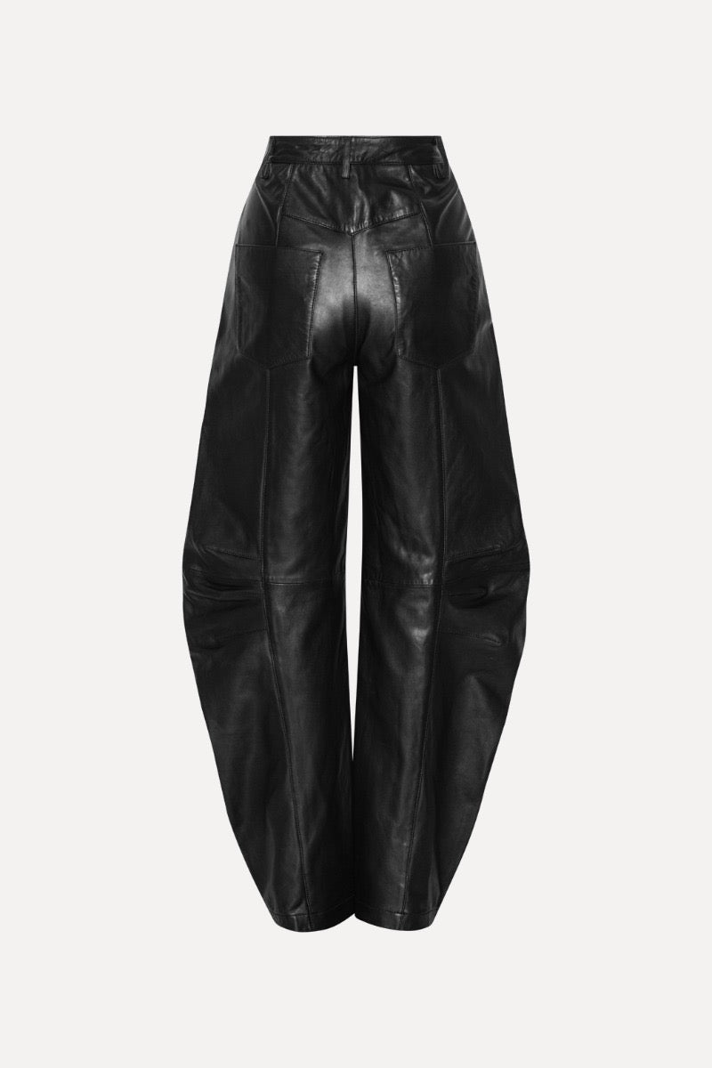 ROTATE Lederhose mit geshaptem Bein