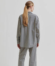 SECOND FEMALE Gestreifte, oversized Bluse