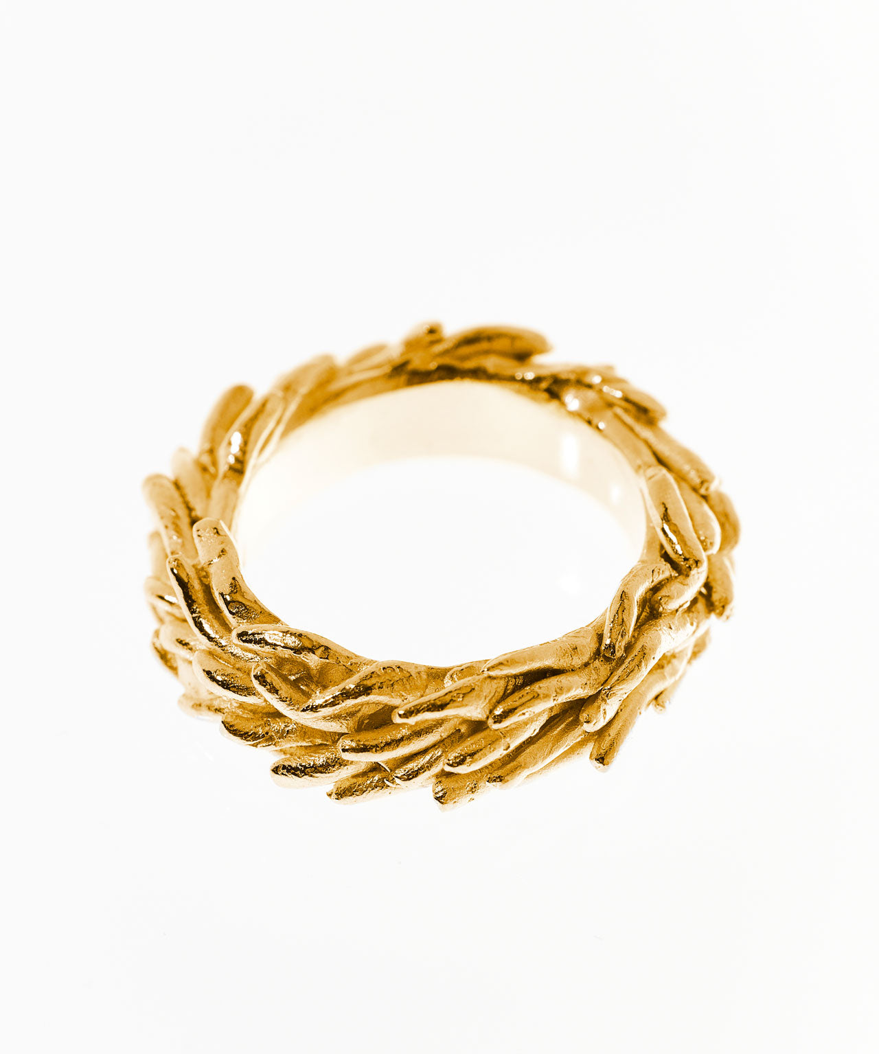 CAROLIN DIELER, Floating Baby Physalia Ring, 18K Gold plated