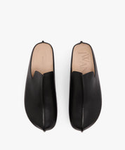 JW ANDERSON Schwarze Lederclogs mit Plateau