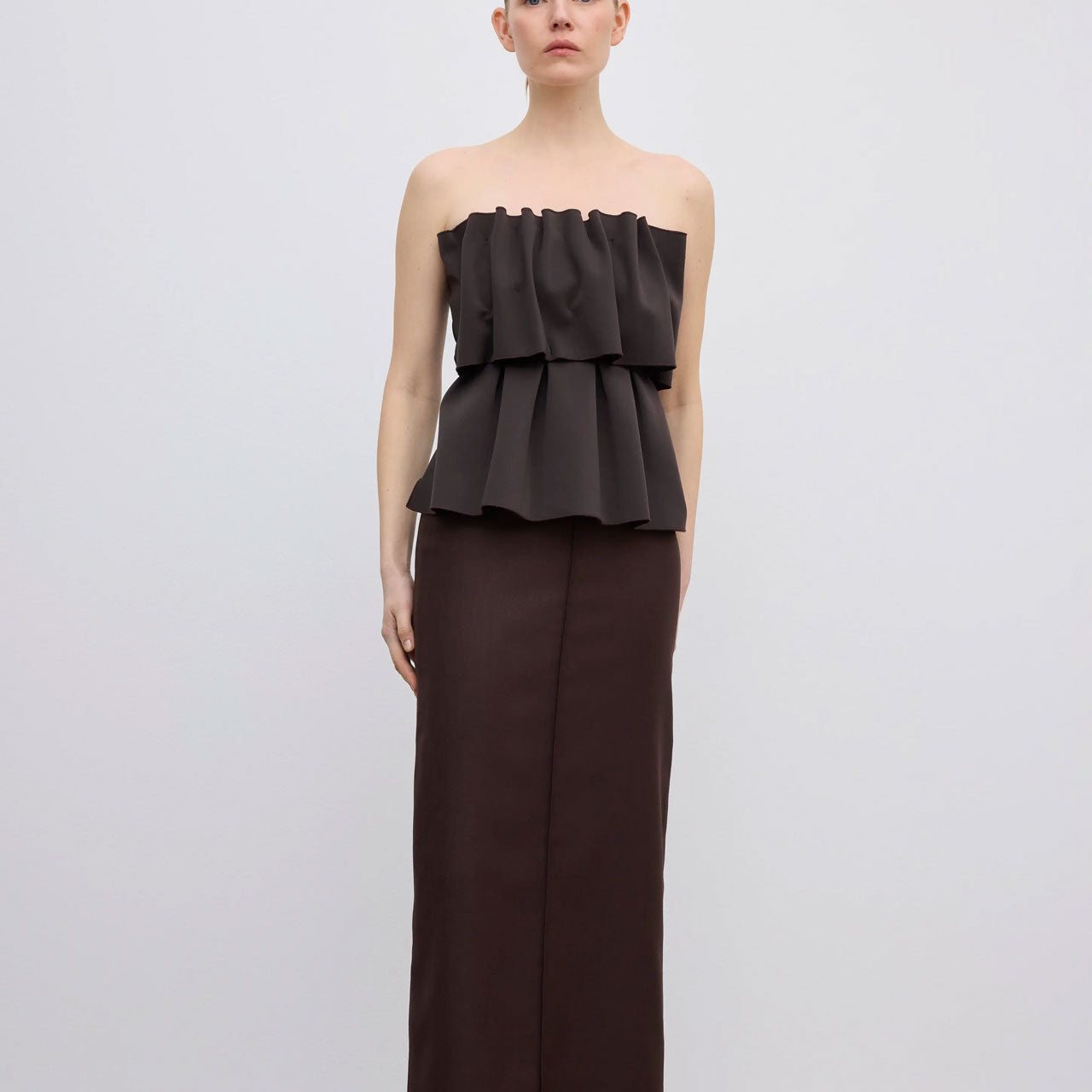 house-of-dagmar-sculpted-top-chocolate-tube-top-stylealbum