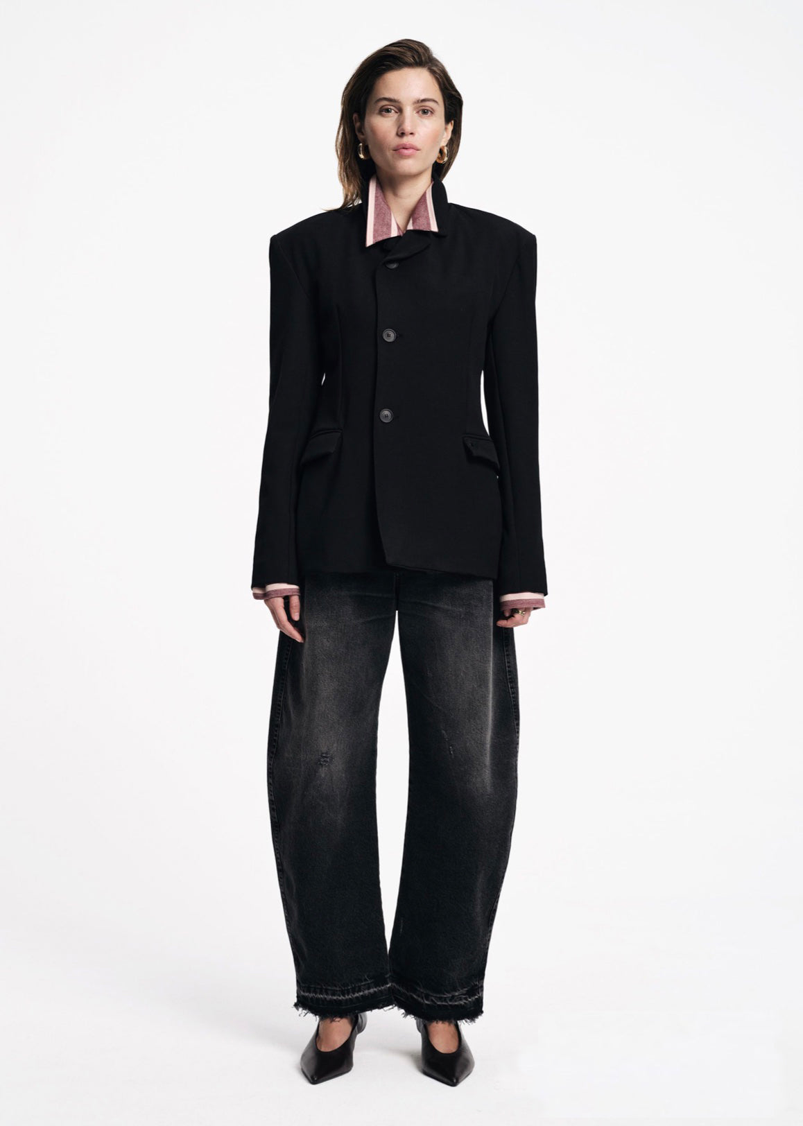 LOIS Blackdenim mit Abrasions