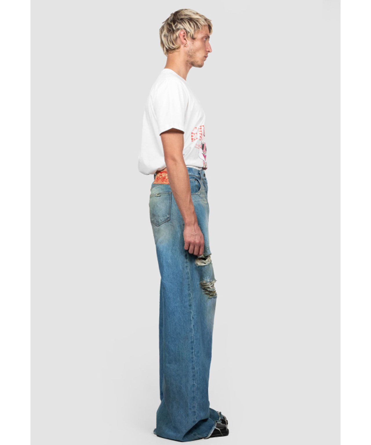EGONLAB Super long flared Denim