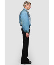 EGONLAB Washed Denim Bomber