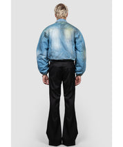 EGONLAB Washed Denim Bomber