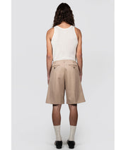 EGONLAB Beige Anzugshorts