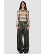 EGONLAB Karierte Baggy Denim