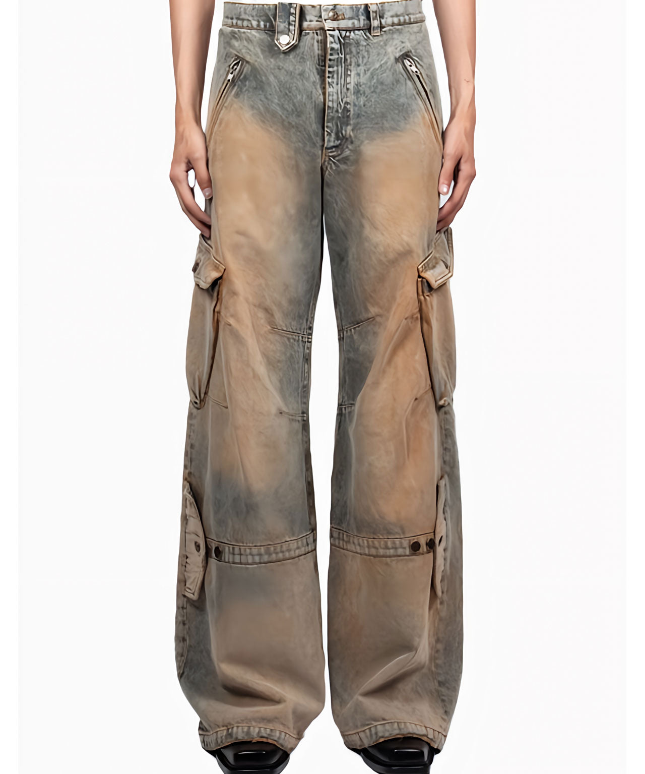 EGONLAB Cargodenim mit Tinting in Champagne