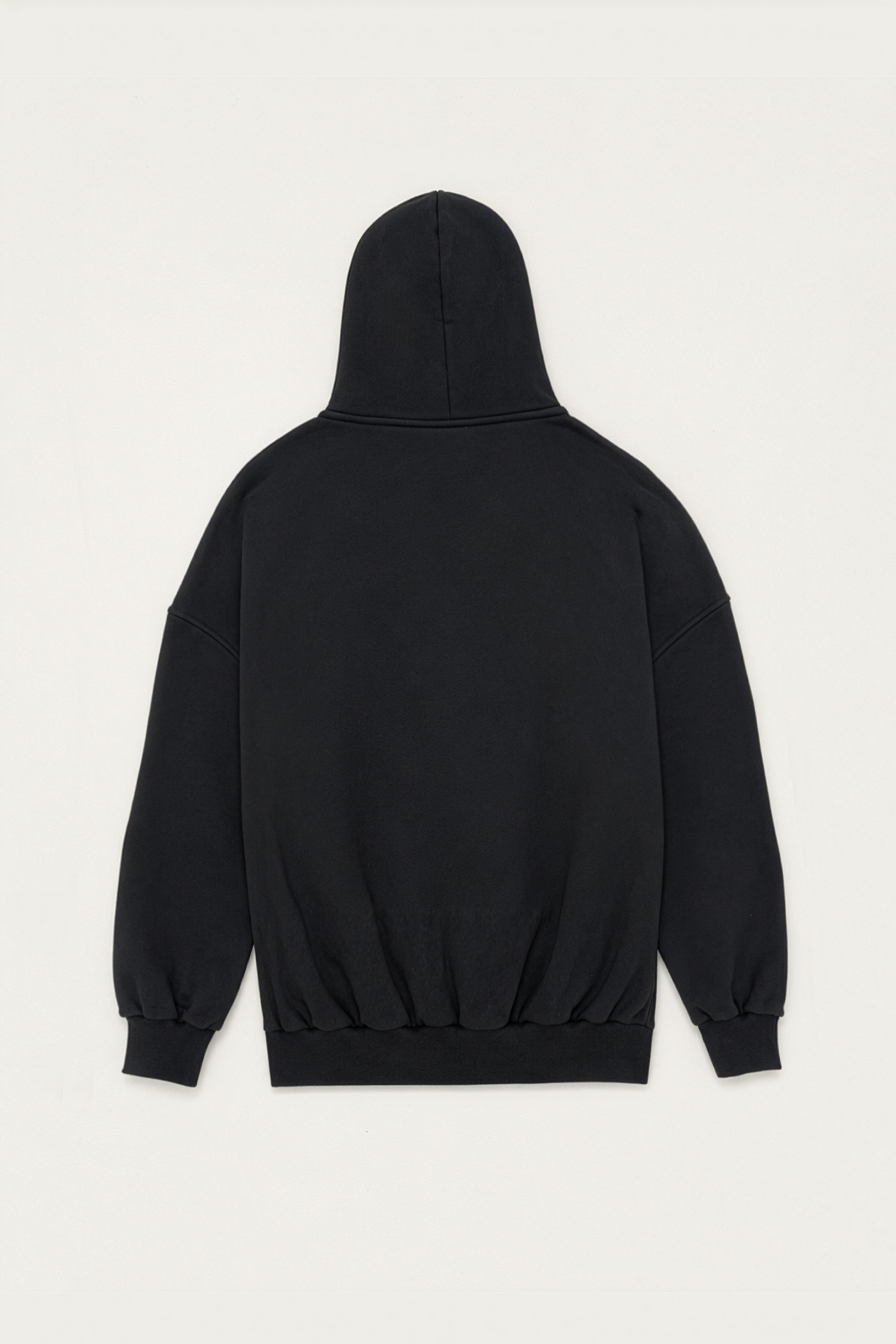 AVAVAV Schwarzer Hoodie mit seitlichen Flügeln
