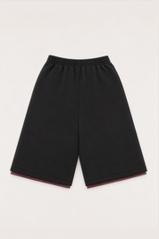 AVAVAV Oversized Sweatshorts mit kontrastigem Mesh