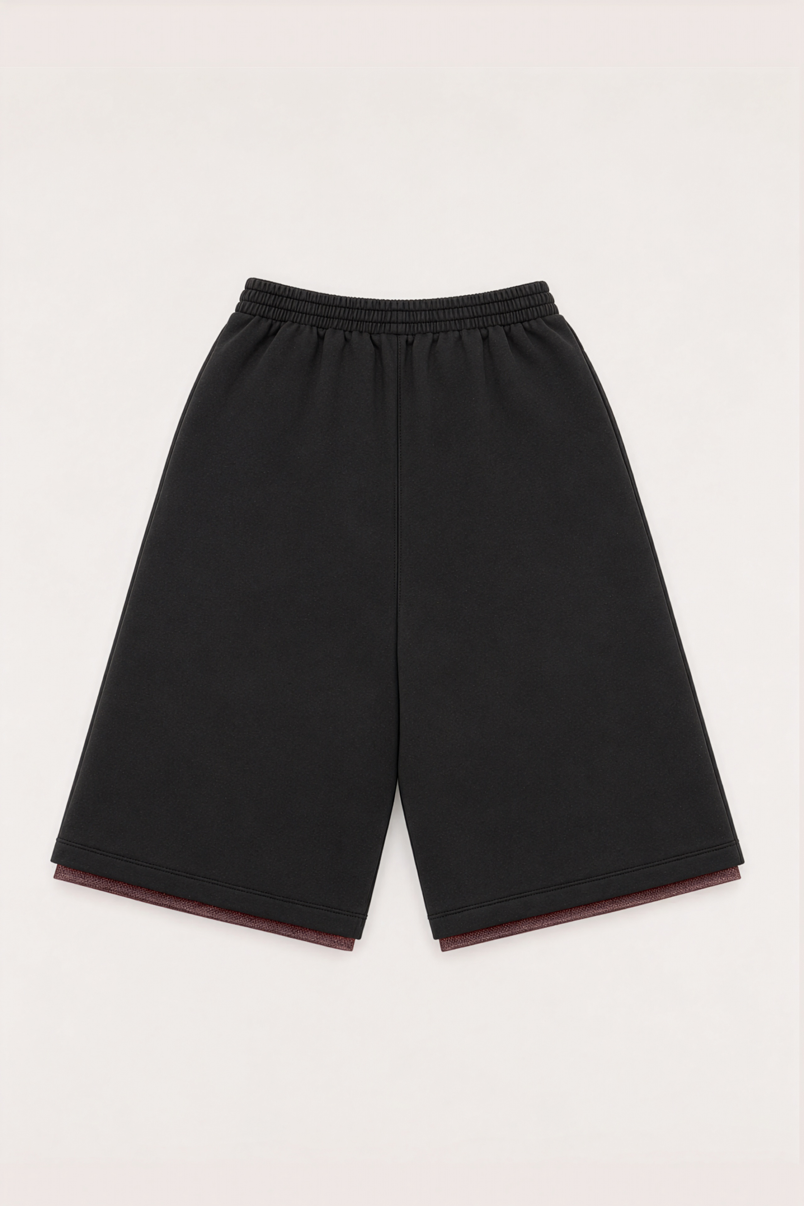 AVAVAV Oversized Sweatshorts mit kontrastigem Mesh