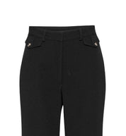 ROTATE Schwarze Anzughose mit ausgestelltem Bein