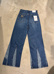 LOIS Flared Jeans mit Patchwork-Details