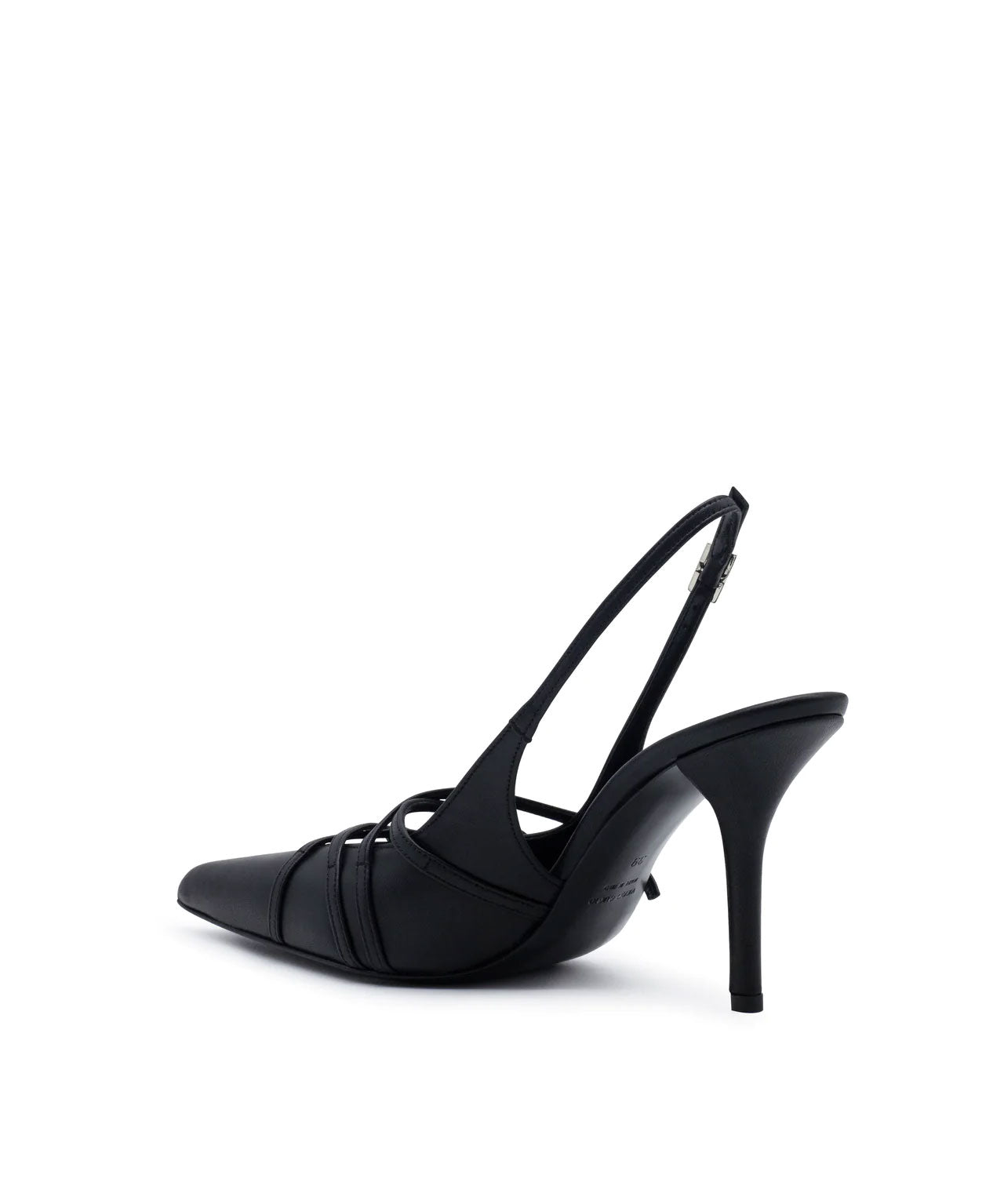 GIABORGHINI Schwarze Pumps mit Schnallendetails