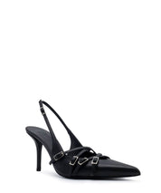 GIABORGHINI Schwarze Pumps mit Schnallendetails