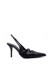 GIABORGHINI Schwarze Pumps mit Schnallendetails