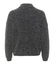 GESTUZ Grau melierter Cardigan