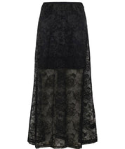 Gestuz-leala-lace-skirt-spitzenrock-layer-look-schwarz-black-stylealbum