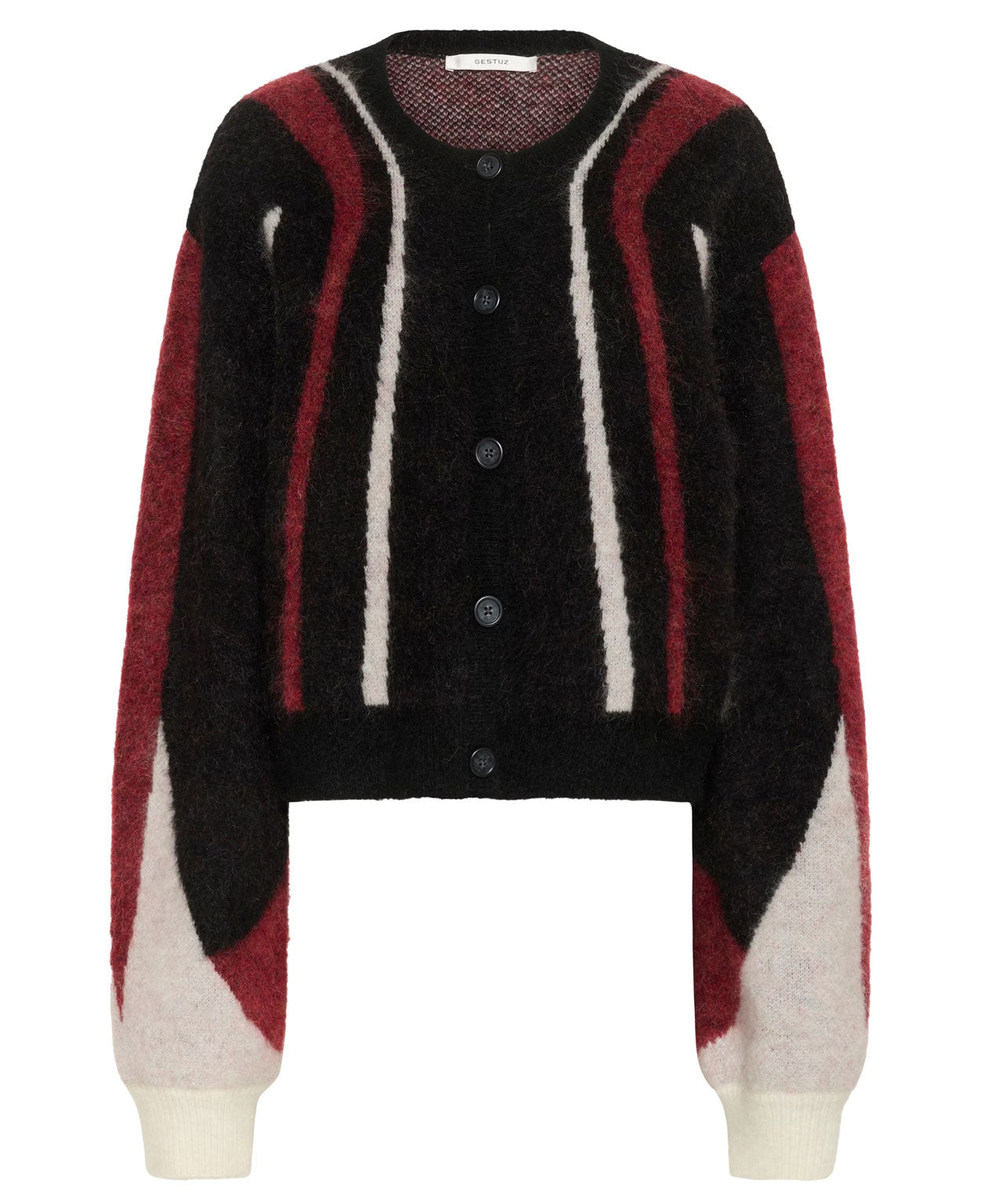 Gestuz-mafi-cardigan-y2k-90s-strick-jacke-intarsia-stylealbum