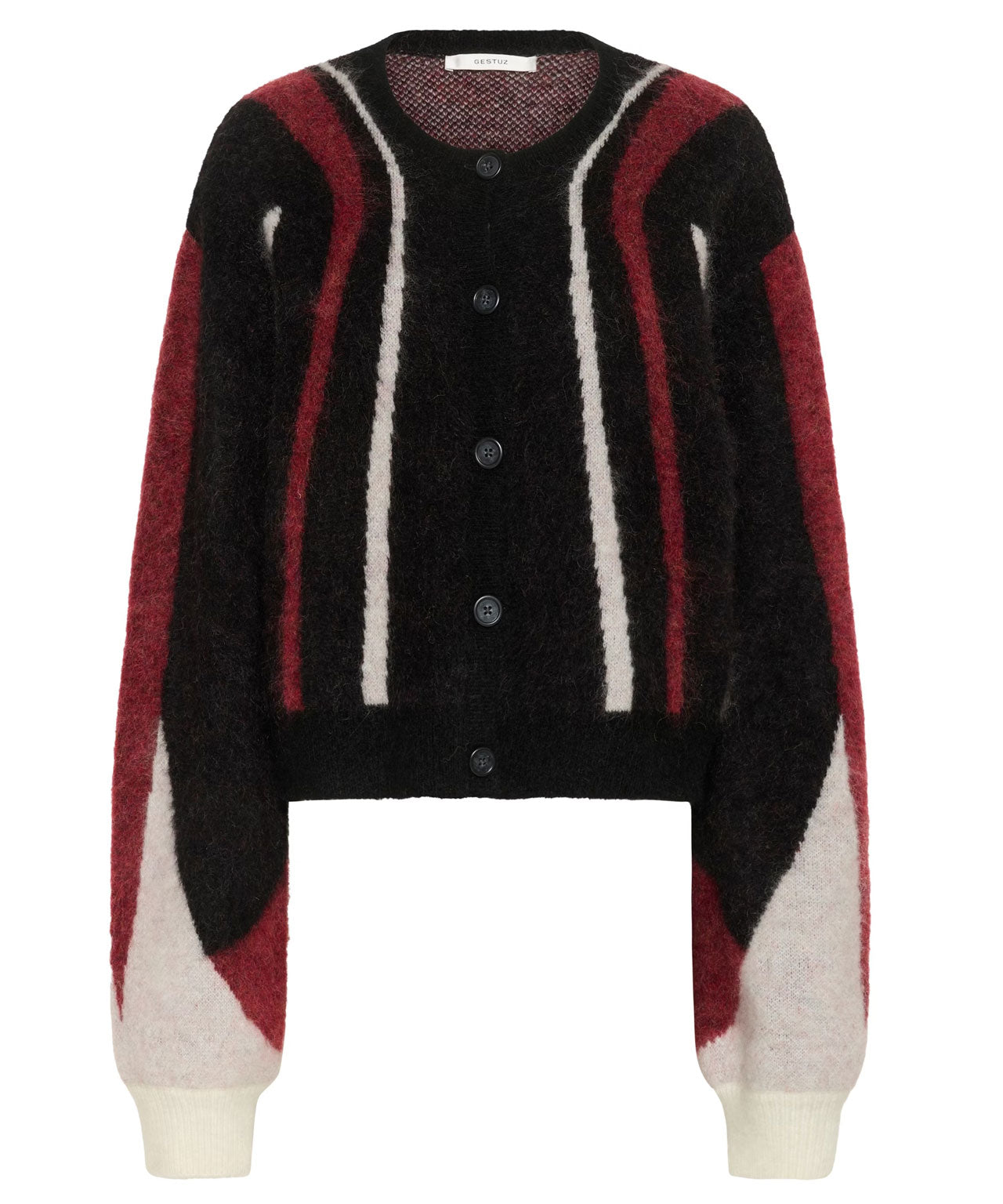 Gestuz-mafi-cardigan-y2k-90s-strick-jacke-intarsia-stylealbum