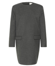 GESTUZ Graues Powerkleid