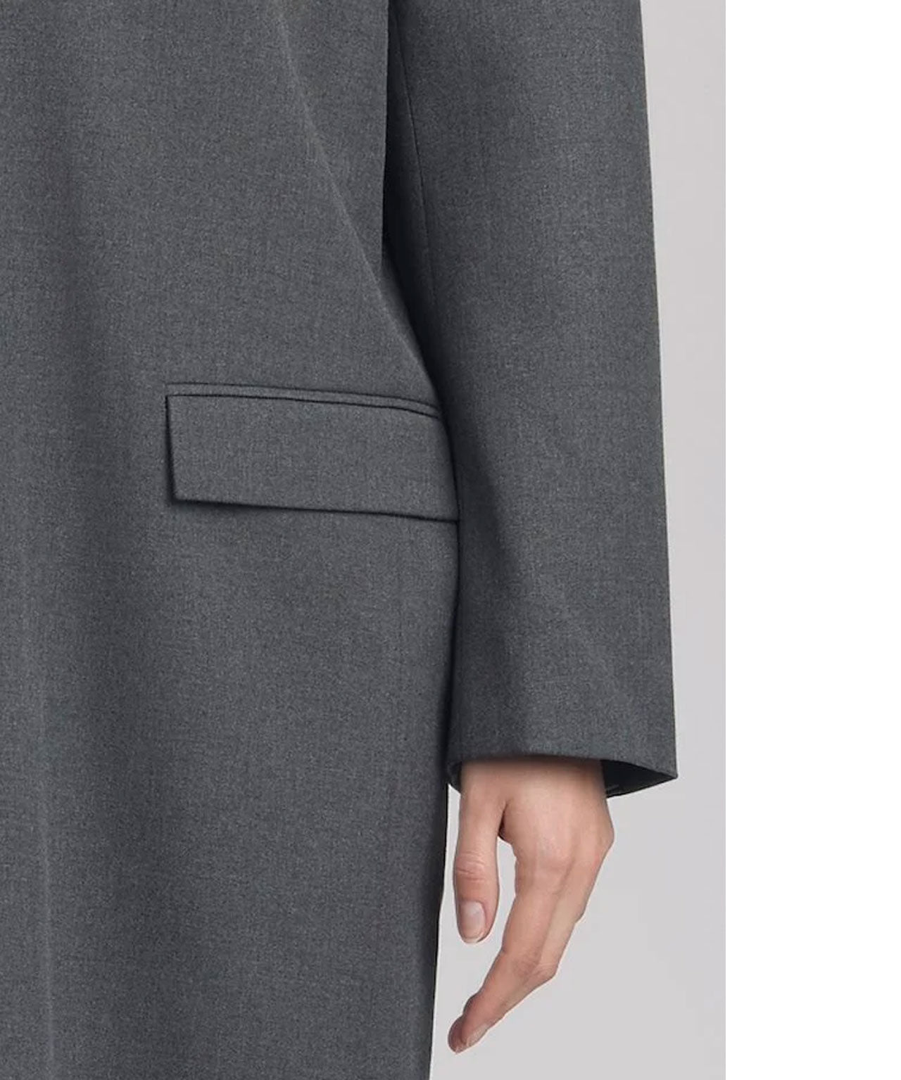 GESTUZ Graues Powerkleid