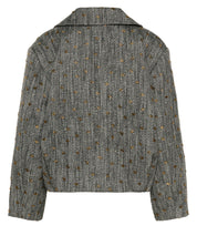 GESTUZ Oversized Blazer mit Herringbonetsruktur