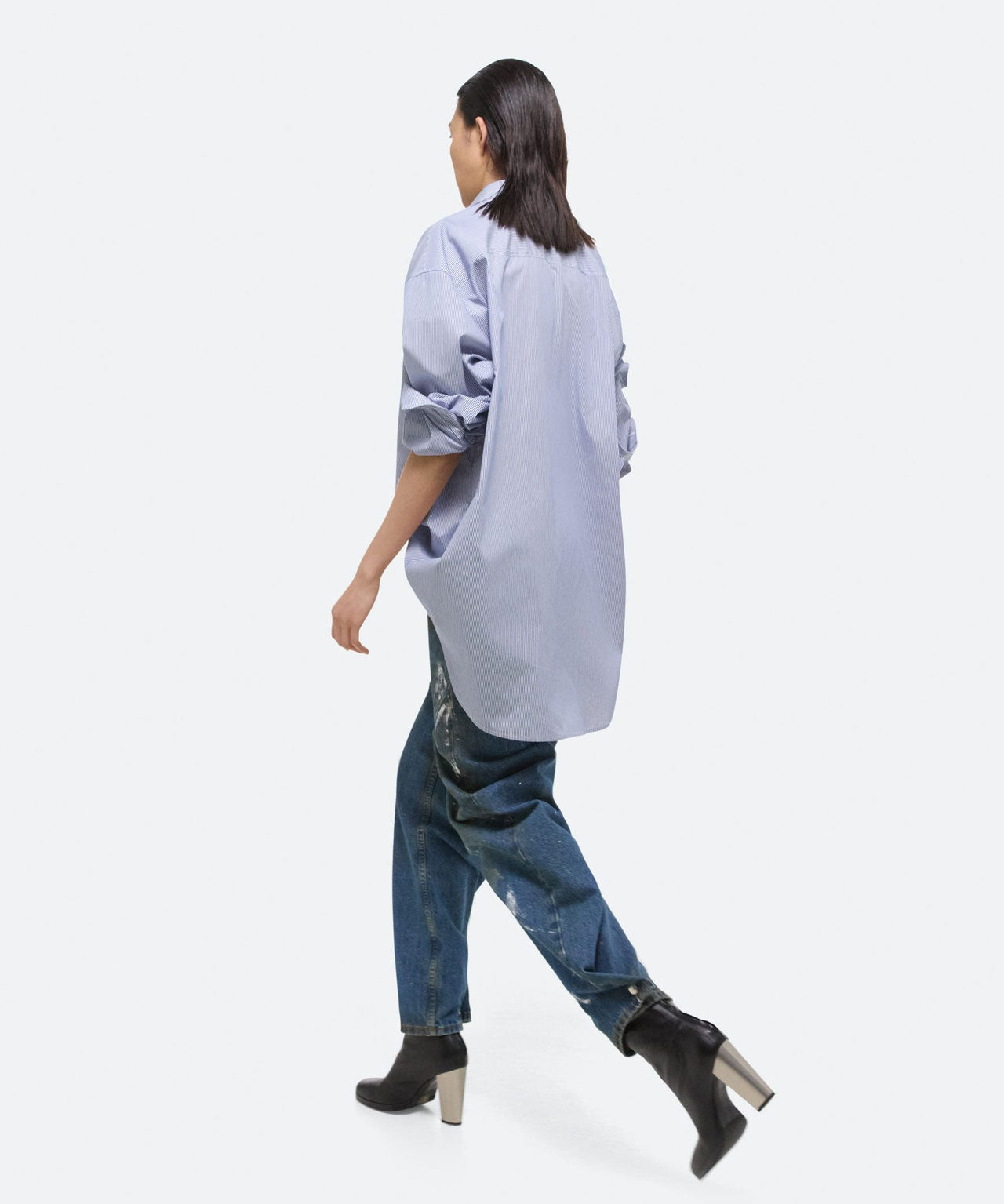 HELMUT LANG Gestreifte Hemdbluse