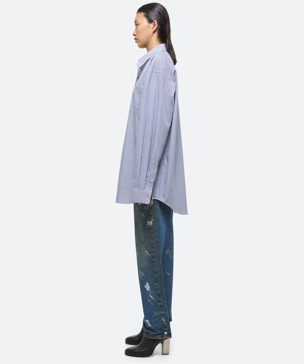 HELMUT LANG Gestreifte Hemdbluse