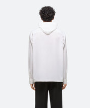 HELMUT LANG Oversized, hooded Baumwollbluse
