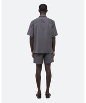 HELMUT LANG Graue Kurzarmbluse