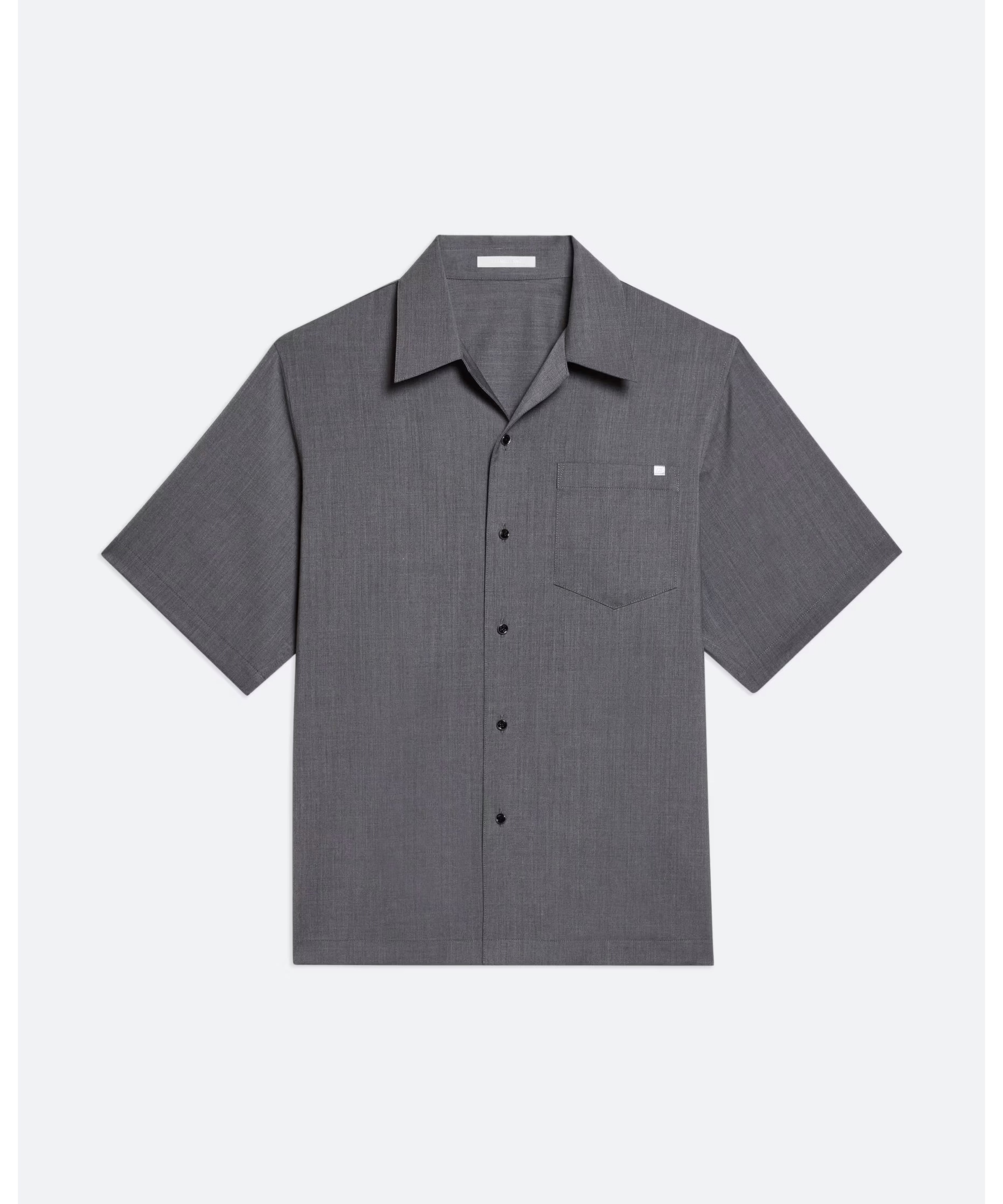 HELMUT LANG Graue Kurzarmbluse