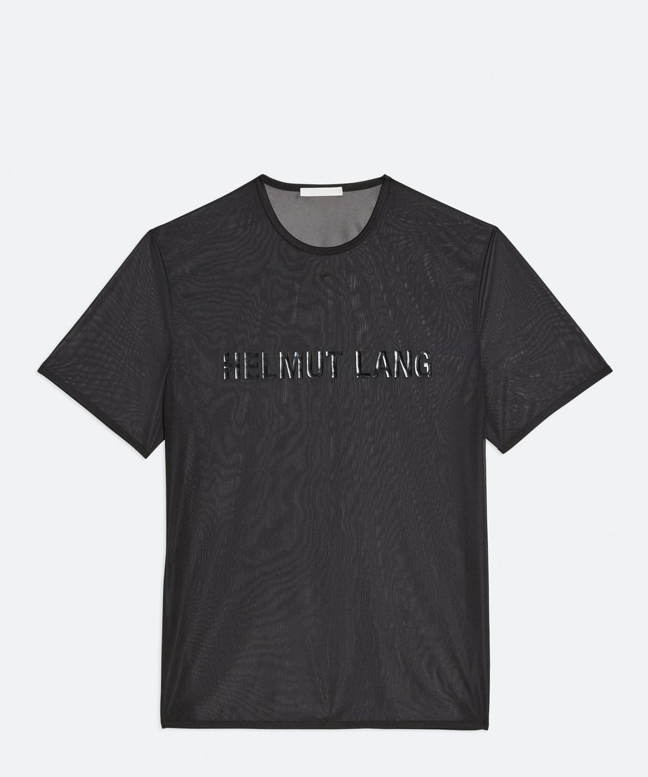 HELMUT LANG Zartes Mesh-TShirt mit Logoprint, 2 Farben