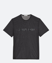 HELMUT LANG Zartes Mesh-TShirt mit Logoprint, 2 Farben