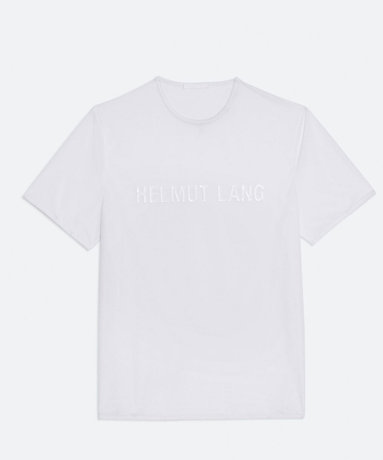 HELMUT LANG Zartes Mesh-TShirt mit Logoprint, 2 Farben