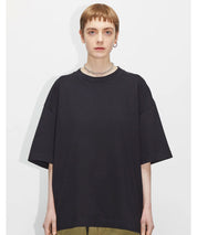 HOPE Schwarzes, oversized T-Shirt aus Cupro