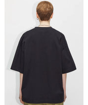 HOPE Schwarzes, oversized T-Shirt aus Cupro