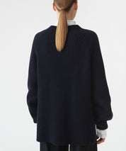 HOPE STOCKHOLM Wollpullover mit Rippen, grau