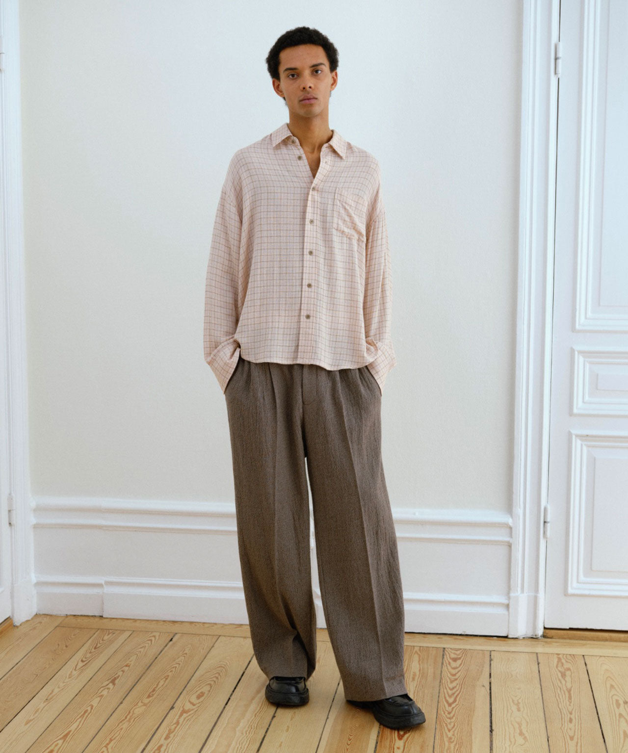 HOPE Melierte Anzugshose