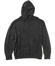 HOPE Schwarzer Cupro Hoodie