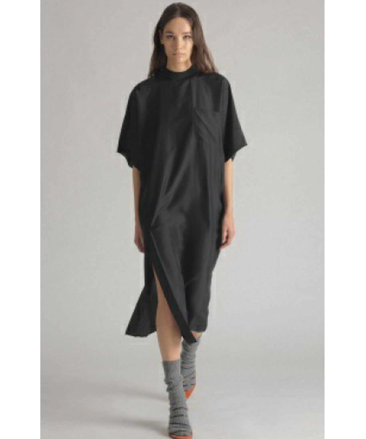 HOPE Schwarzes Seidenkleid