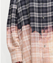 HOPE Oversized Karohemd mit Dip-dye