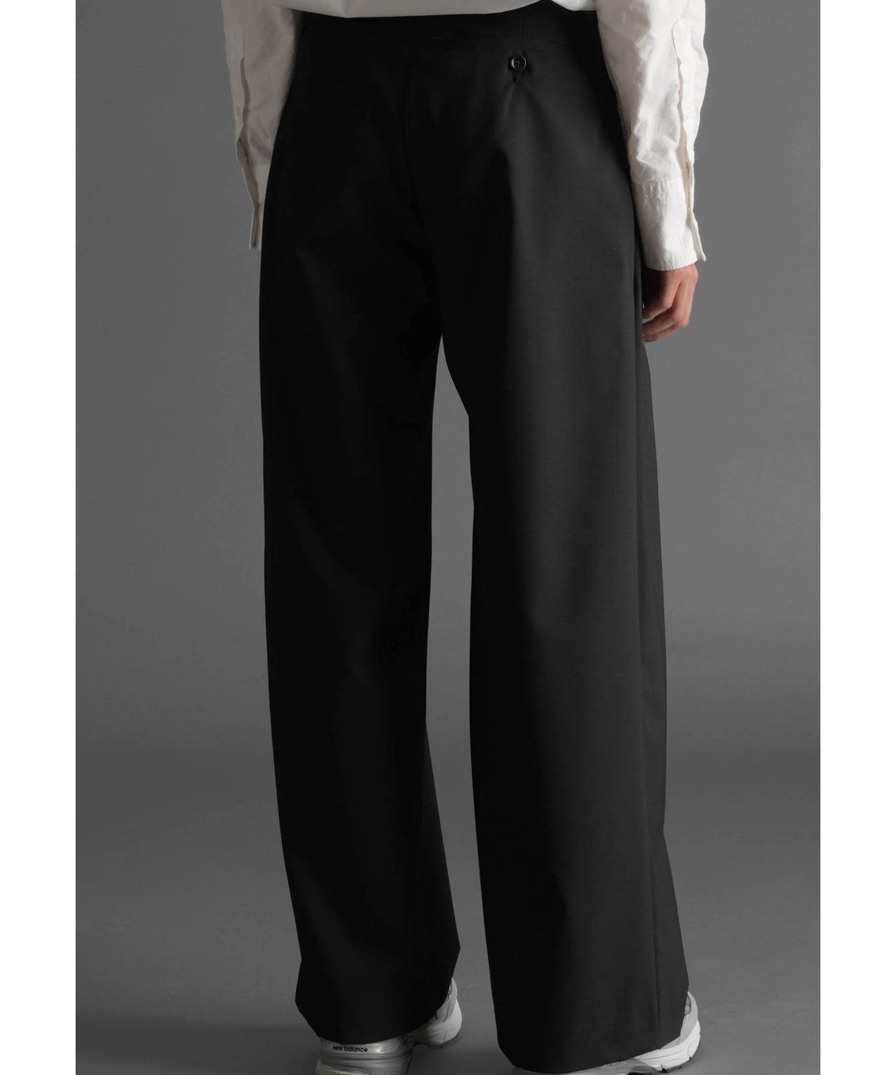 HOPE Schwarze, weite Anzughose