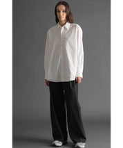 HOPE Schwarze, weite Anzughose