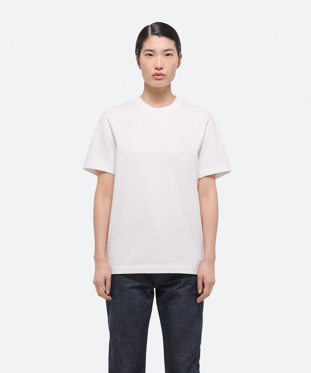 HELMUT LANG Weißes Logo T-Shirt – StyleAlbum