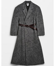 HOPE Grauer Wollmantel