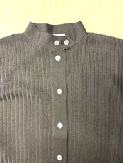Schwarze Strickweste