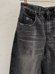LOIS Blackdenim mit Abrasions